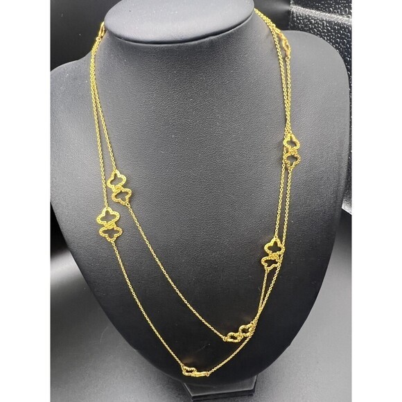 STELLA & Dot Clover Station Necklace - Picture 3 of 7